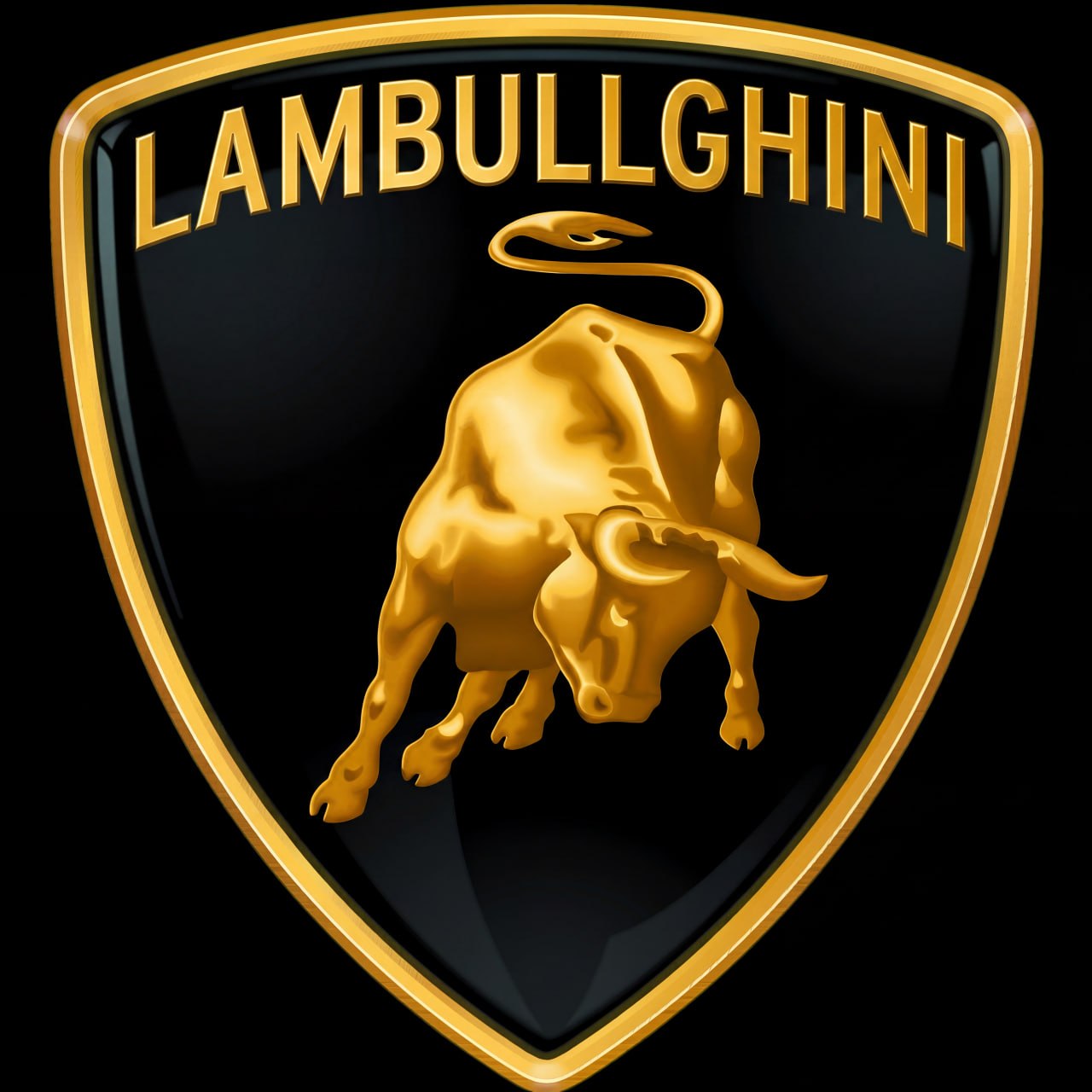LAMBULLGHINI shield — official $LAMBULL logo